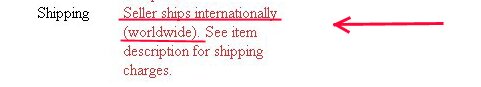 will ship worldwide